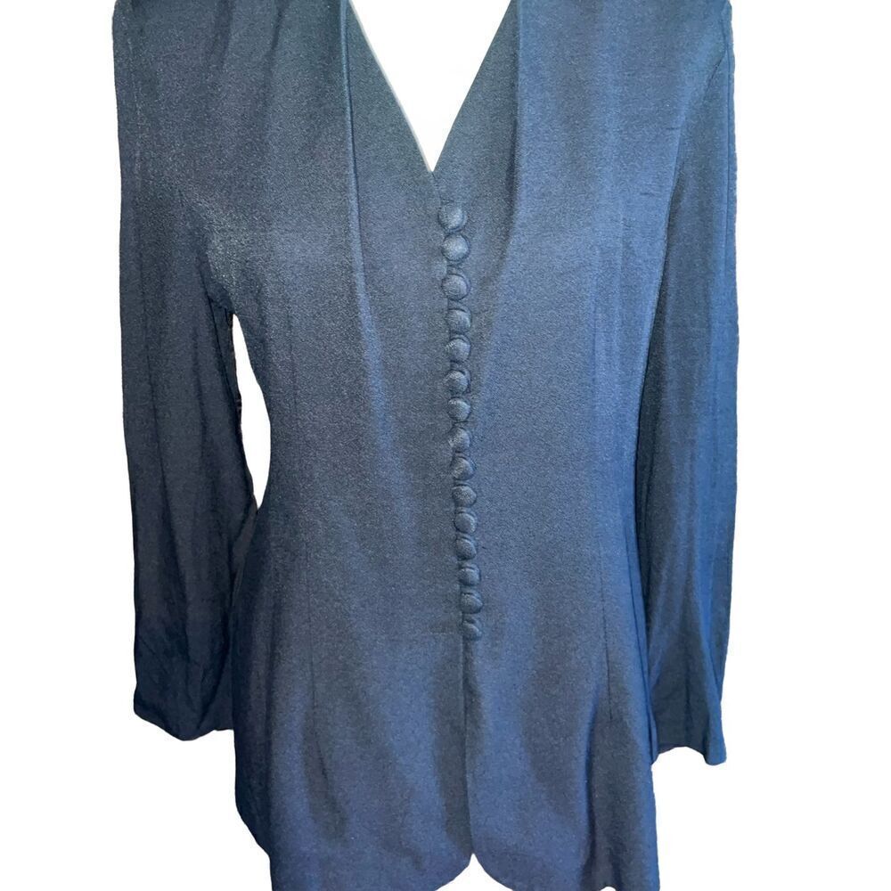 Lois Snyder Dani Max Tudor Blouse/Blazer Vintage 14 Petite - Picture 5 of 7
